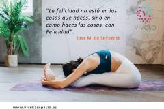 La felicidad  no está en las cosas que haces, sino en como haces las cosas: con Felicidad (José M. de la Fuente).